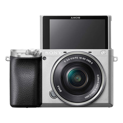 Sony Alpha A6100 Mirrorless Camera Kit, 16-50mm Zoom Lens
