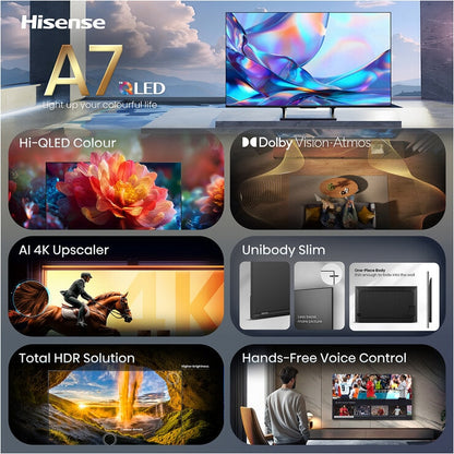 Hisense 50A7STUK 50 Inch QLED HD Smart TV