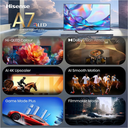 Hisense 43A7STUK 43 Inch QLED HD Smart TV