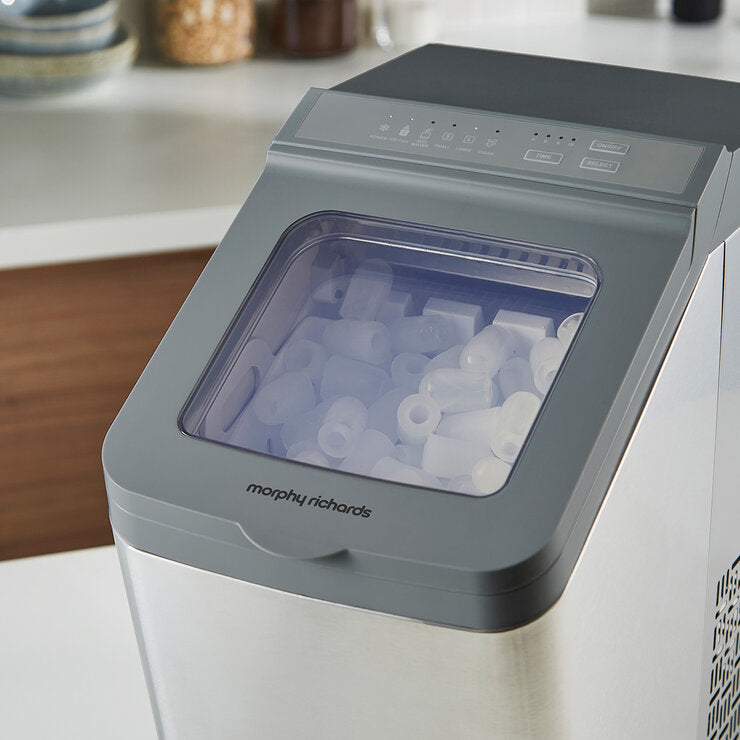 Morphy Richards FrostPro 15kg Bullet Ice Maker in Silver