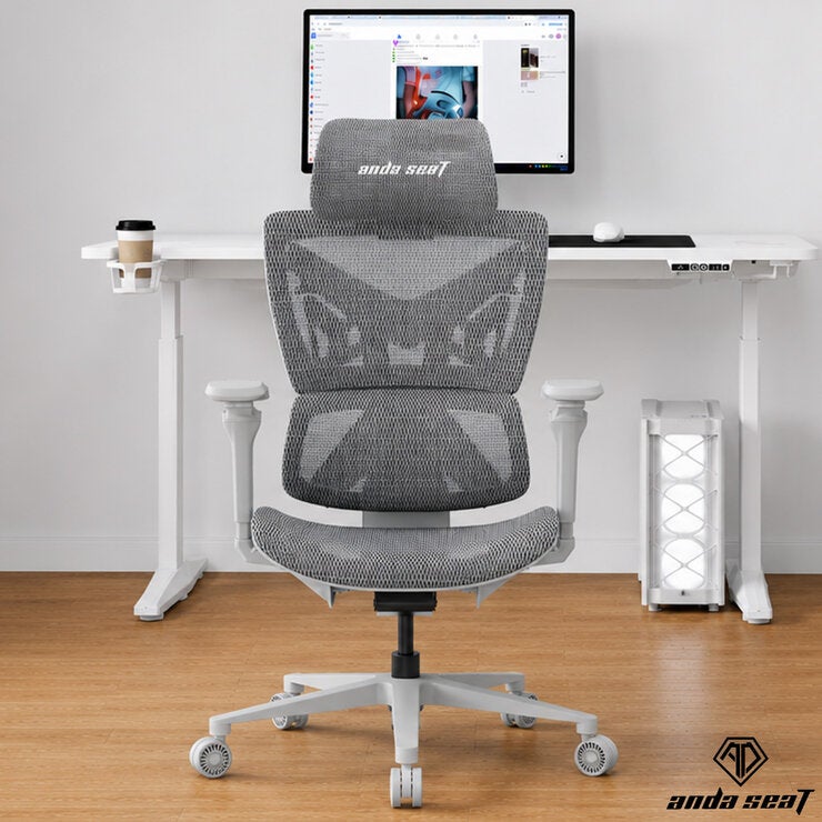 anda seaT X-Air Pro Mesh Gaming Chair in Grey