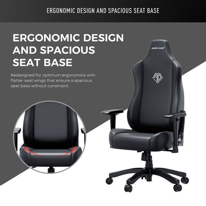 Anda seaT Novis Max Extra Large Gaming Chair in Black