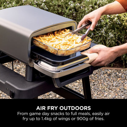 Ninja MO203UK Artisan Electric Outdoor Pizza Oven & Air Fryer in Grey