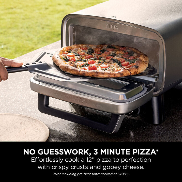 Ninja MO203UK Artisan Electric Outdoor Pizza Oven & Air Fryer in Grey