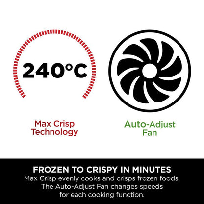 Ninja DZ300UK 6-in-1 Dual Zone Air Fryer in Gun Metal Grey