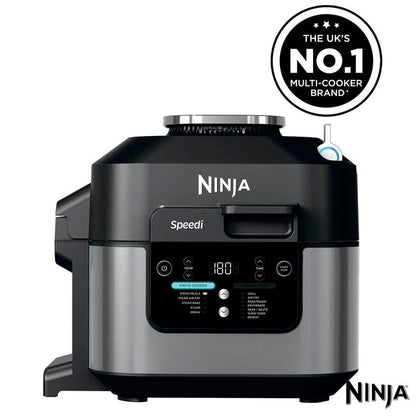 Ninja ON500UK Speedi 12-in-1 Multi Cooker, Air Fryer & Slow Cooker in Black