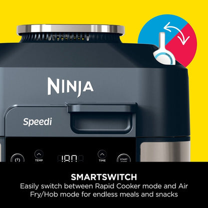 Ninja ON500UK Speedi 12-in-1 Multi Cooker, Air Fryer & Slow Cooker in Black