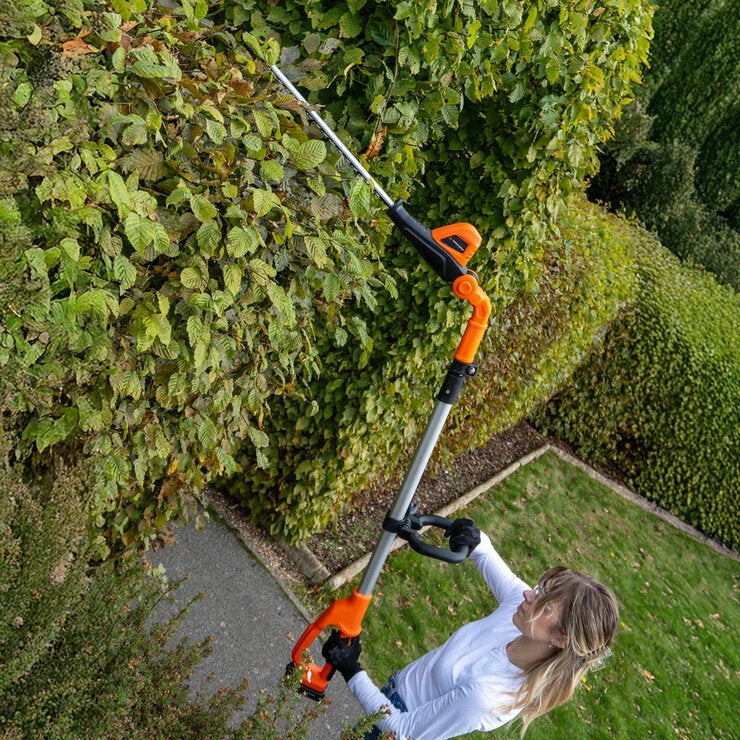 Yard Force 20V 2.0Ah Cordless Pole Hedge Trimmer 45cm