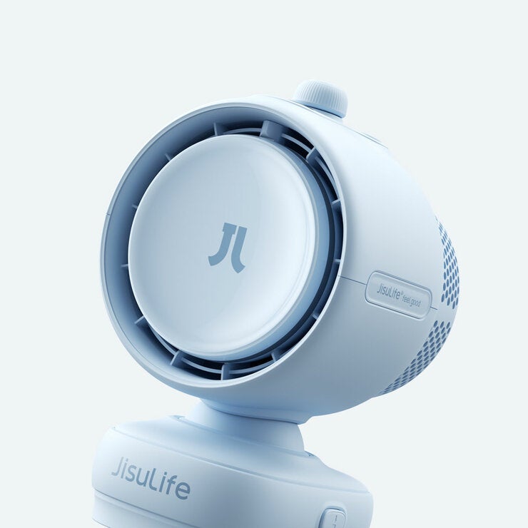 JisuLife Stroller Fan 3 in Blue