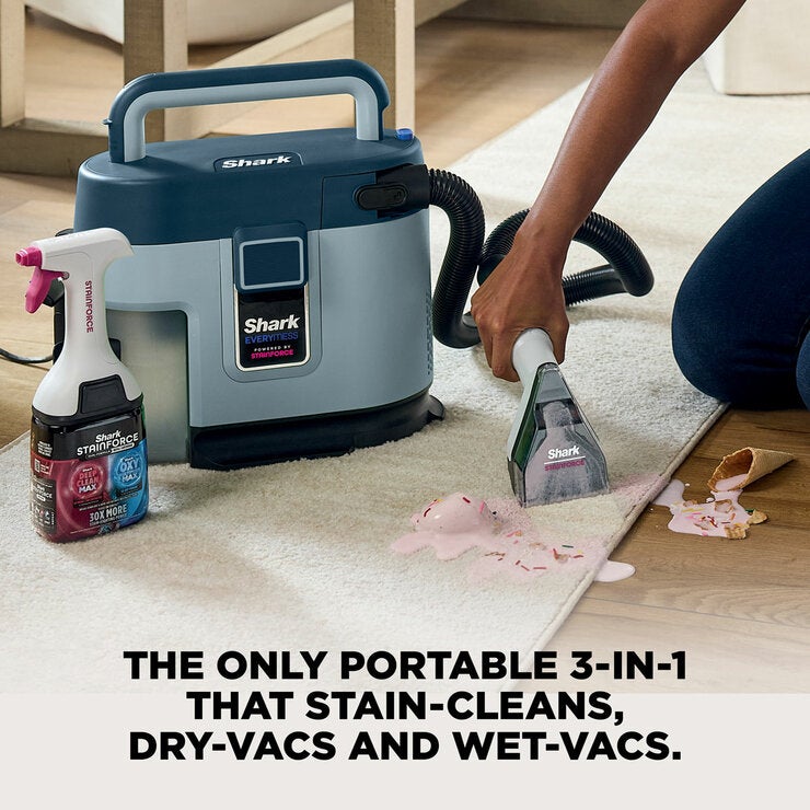 Shark VX110UK EveryMess Portable 3-in-1 Stain Eliminator, Wet & Dry Vacuum
