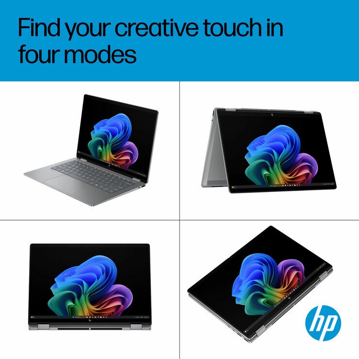 HP Omnibook X Flip 14 Inch 2-in-1 OLED Laptop, AMD Ryzen AI 7, 16GB RAM, 1TB SSD