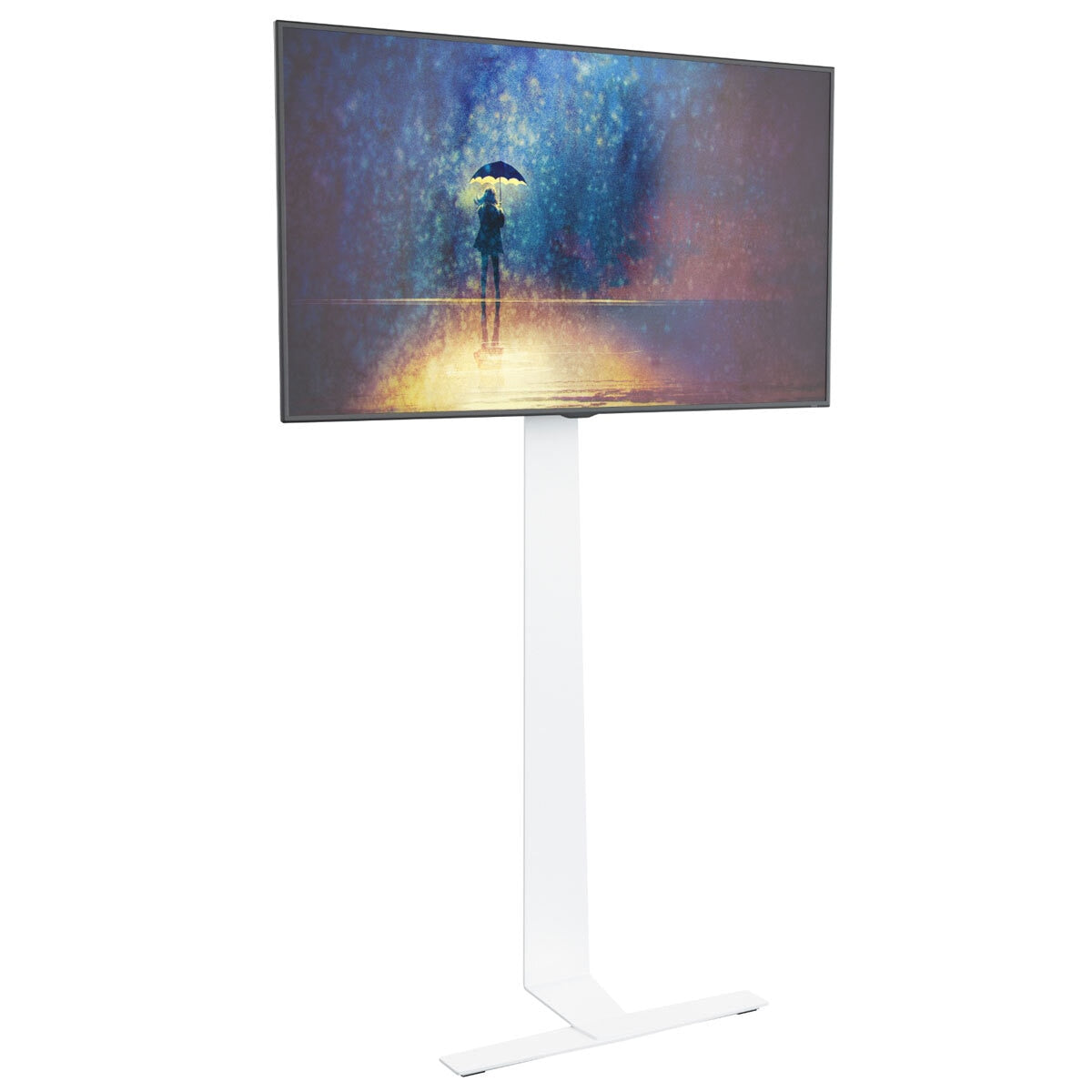 AVF Kelso Against the Wall TV Stand for TVs up to 80 Inch in White