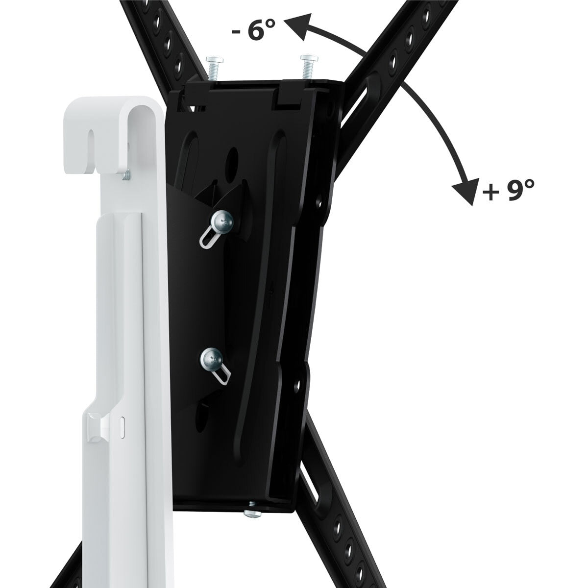 AVF Kelso Against the Wall TV Stand for TVs up to 80 Inch in White