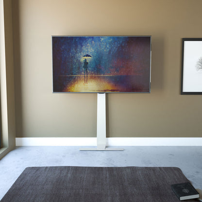 AVF Kelso Against the Wall TV Stand for TVs up to 80 Inch in White