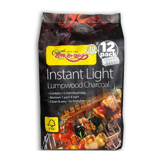 Bar-Be-Quick 12-Pack Instant Light Charcoal Briquettes