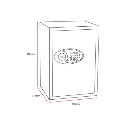 Phoenix 51 Litre Vela Home and Office SS0804E Security Safe with Electronic Lock