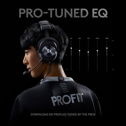 Logitech G PRO X Gaming Headset Wired Black