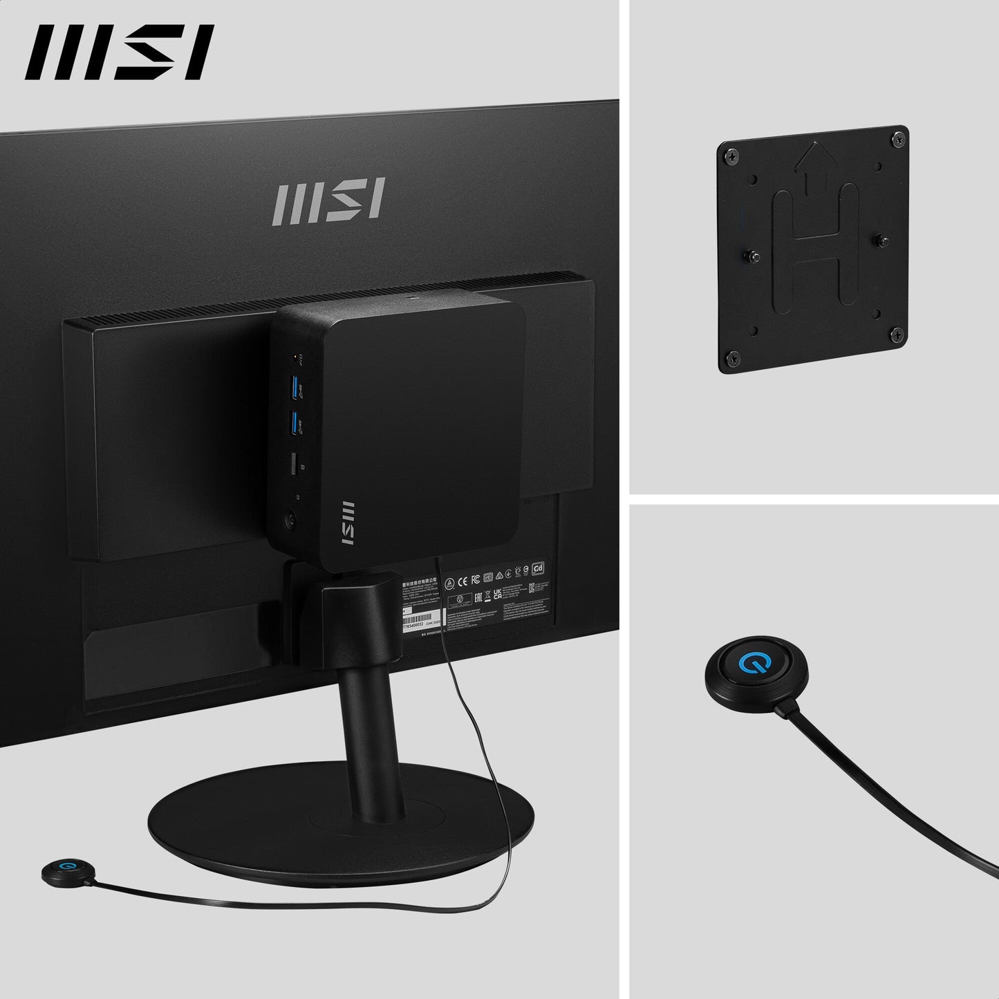 MSI Cubi NUC 1M Barebone - Intel Core 5 14th Gen, Intel Graphics, DDR5, WiFi 6E