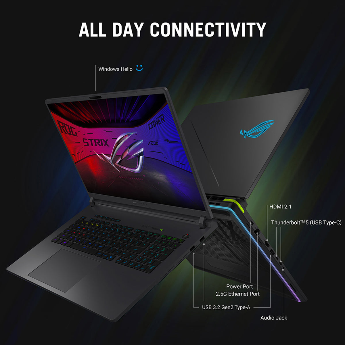 ASUS ROG Strix G16 Gaming Laptop Intel Core Ultra 9 16 Inch 32GB 2TB RTX5080