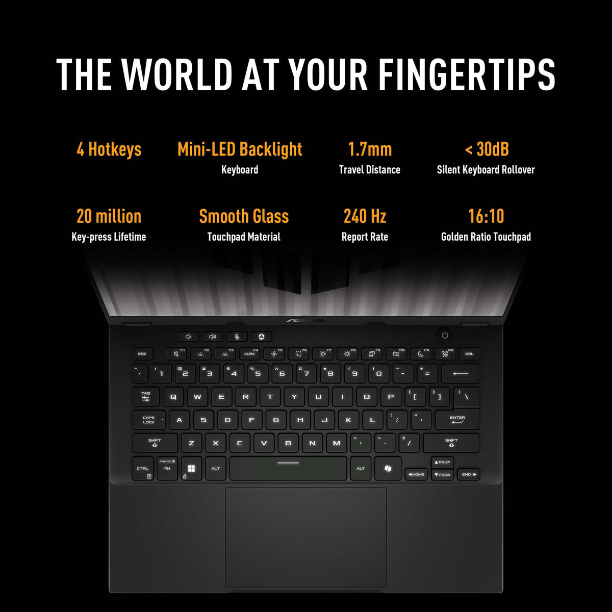 ASUS TUF Gaming A14 Gaming Laptop AMD Ryzen 7 14 Inch 16GB 1TB GeForce RTX 5050