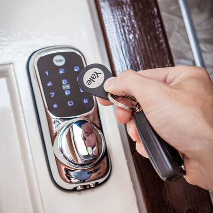 Yale Keyless Smart Lock available in Chrome