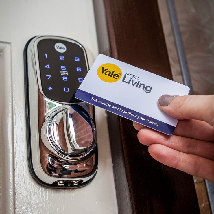 Yale Keyless Smart Lock available in Chrome