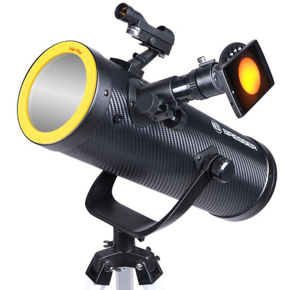 Bresser Solarix 500mm Telescope with Tripod, Smartphone Adaptor and Solar Filter