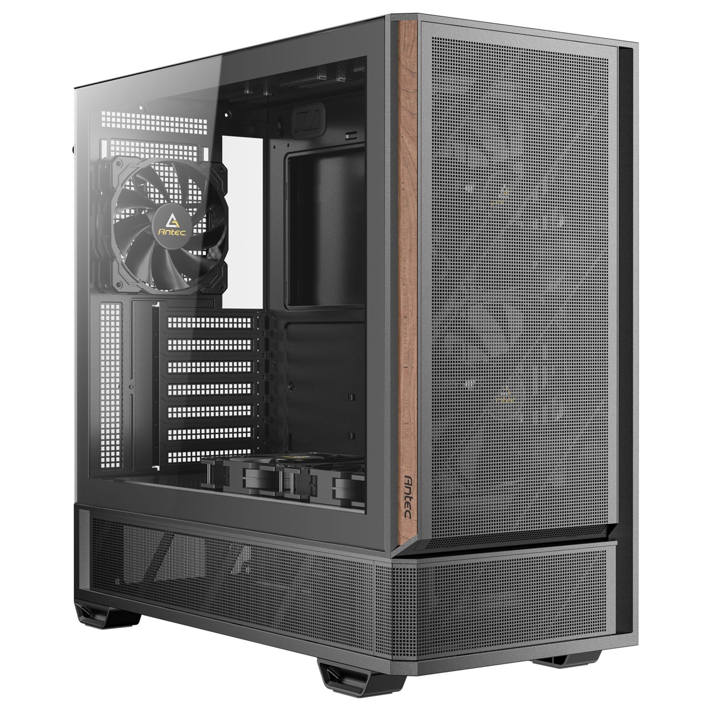 Antec P30 Air Mid-Tower ATX Gaming Case, 360 mm Radiator, Pre-Installed 5x Fans