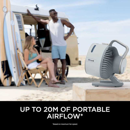 Shark FlexBreeze HydroGo Misting Fan in Dove, FA050UKDV