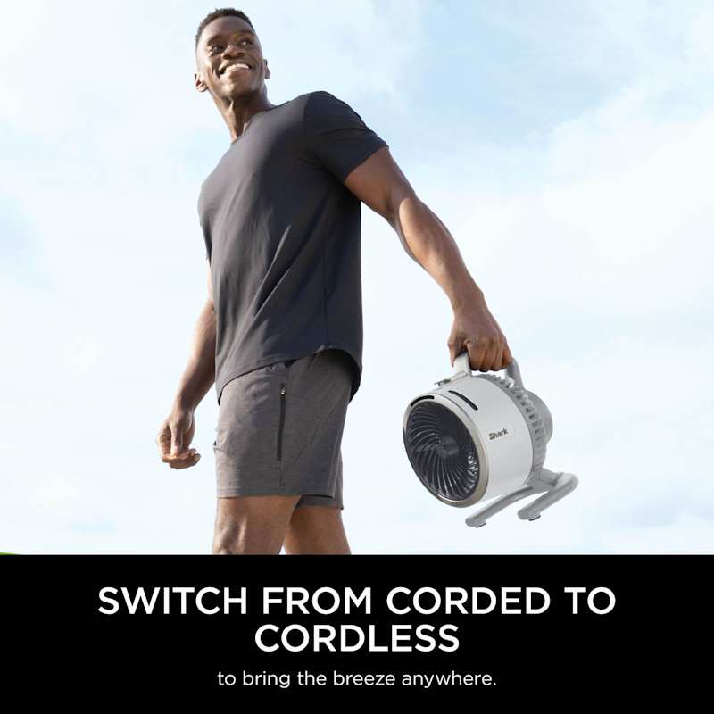 Shark FlexBreeze HydroGo Misting Fan in Dove, FA050UKDV