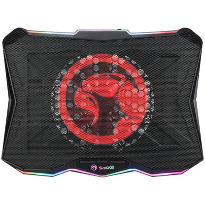 Marvo Scorpion FN-40 Atlas 40 USB Powered RGB Laptop Cooling Stand (Black)