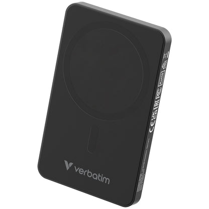 Verbatim (32225) Charge 'n' Go Essentials MagSafe Power Bank Wireless 5000mAh Black