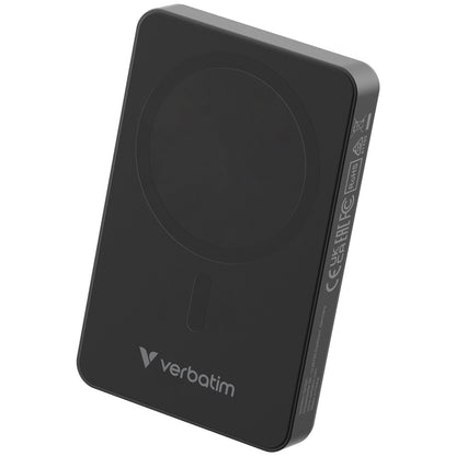 Verbatim (32227) Charge 'n' Go Essentials MagSafe Power Bank Wireless 10000mAh Black
