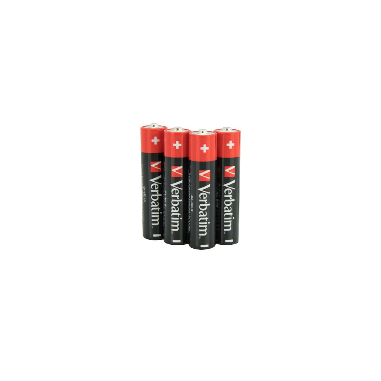Verbatim (49500) AAA Battery Alkaline 4 Pack Shrink Wrap