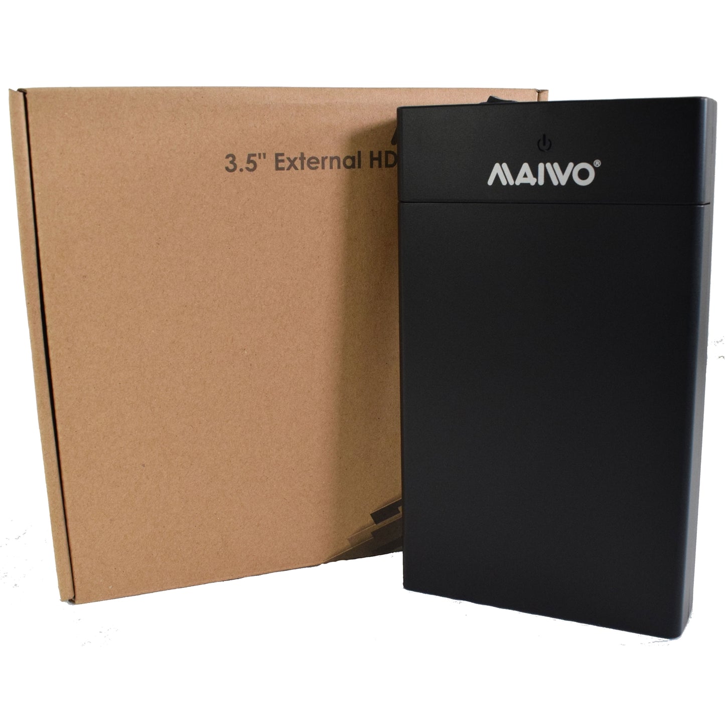 Maiwo USB 3.0 3.5 Inch External Hard Drive Enclosure  with Power Adapter
