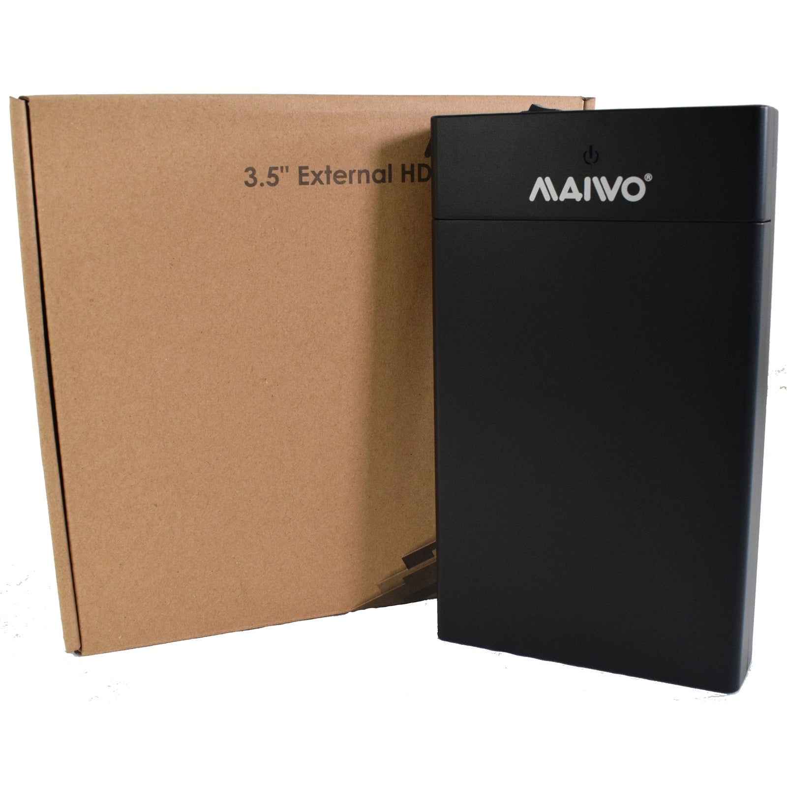Maiwo USB 3.0 3.5 Inch External Hard Drive Enclosure  with Power Adapter