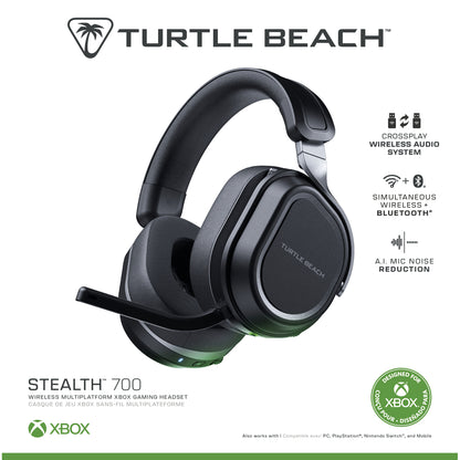 Turtle Beach Stealth 700 Gaming Headset Wired Black Grey