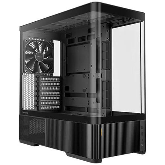 ANTEC Constellation C6 AirAntec Mid-Tower Gaming PC Case - 2 x 120mm PWN Reverse fans, 1 x 140 PWN fan at rear, Curved Glass Desgin with 3-sided Tempered Glas, ATX/Micro-ATX/ITX