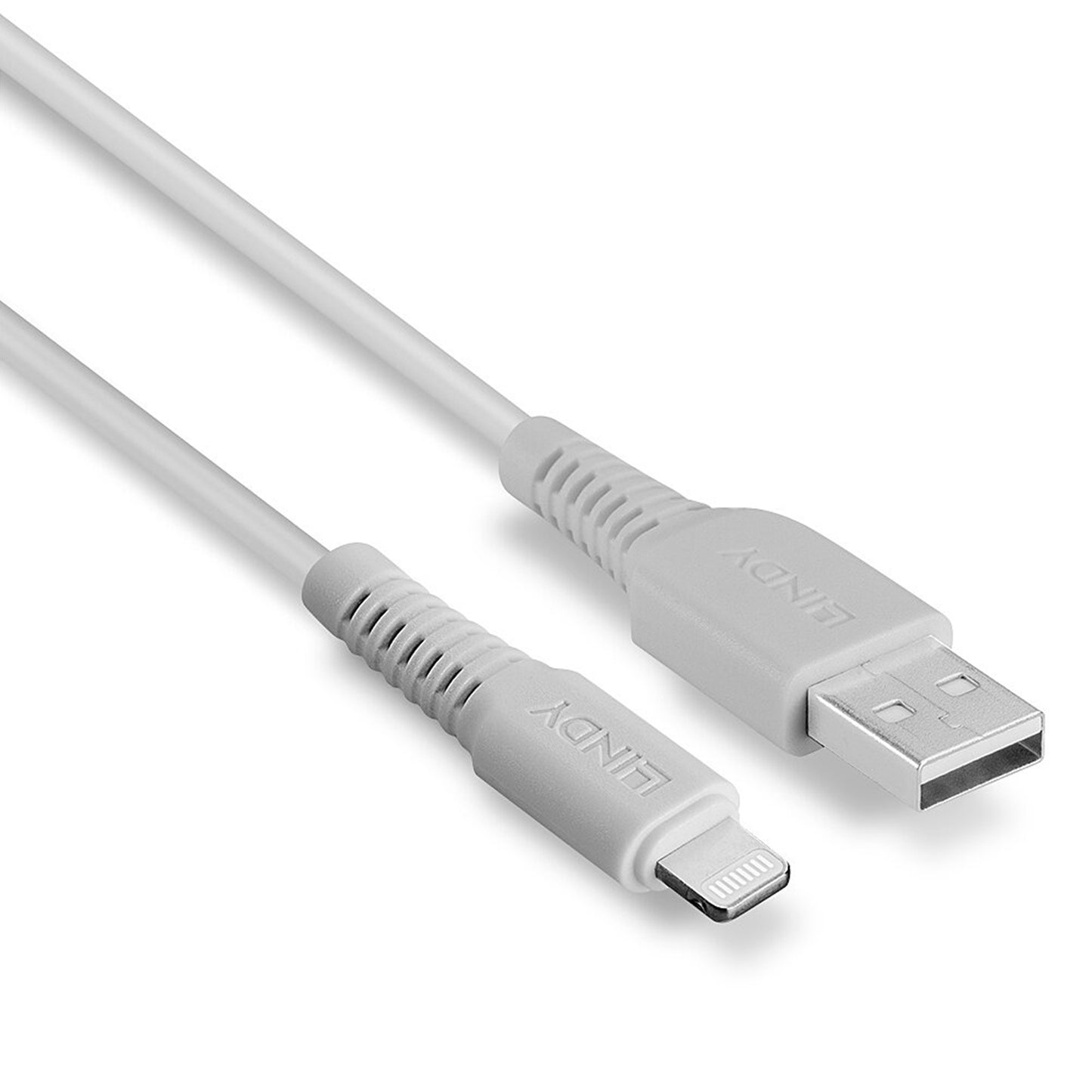 Lindy 31327 2m USB-A (M) 2.0 To Lightening (M) MFi Certified 480Mbps Cable White
