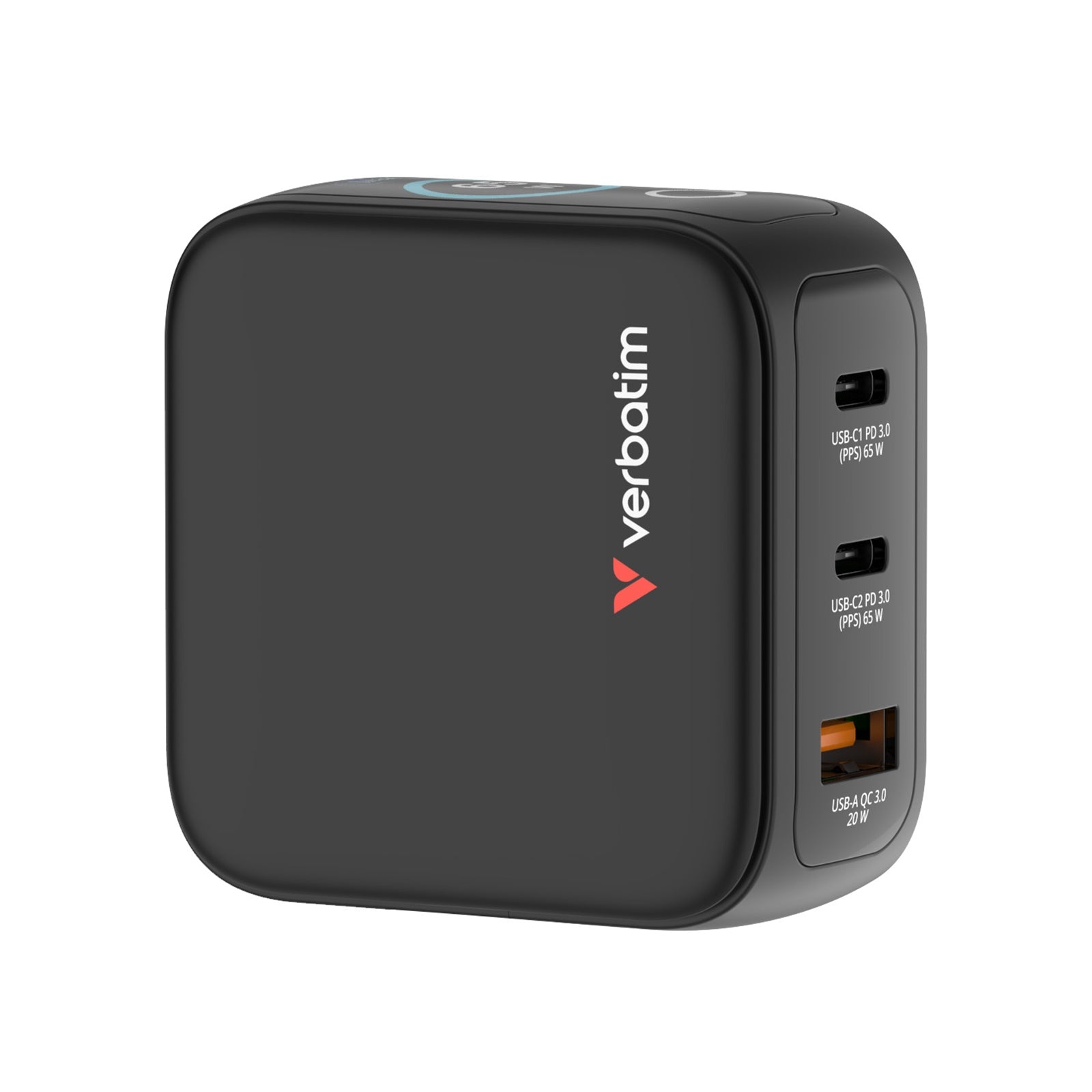 Verbatim (30238) Mini GaN Charger 65W With Display
