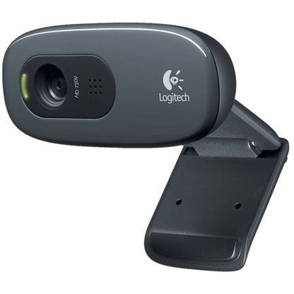 Logitech C270 HD Webcam, HD 720p/30fps, HD Video Calling, Noise-Reducing Mic