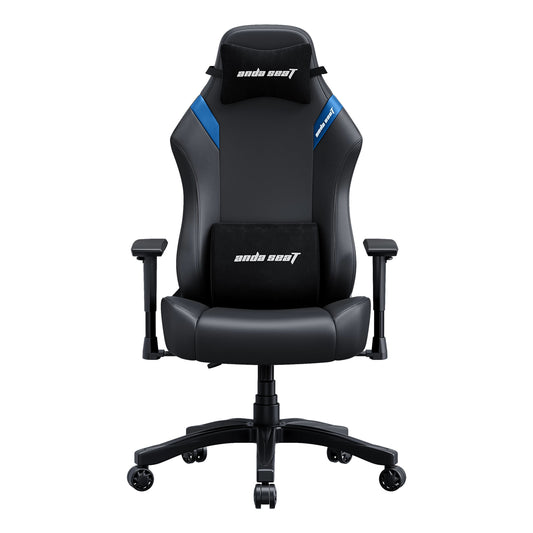 Anda Seat Luna Gaming Chair 120 kg Premium Leather Black Blue