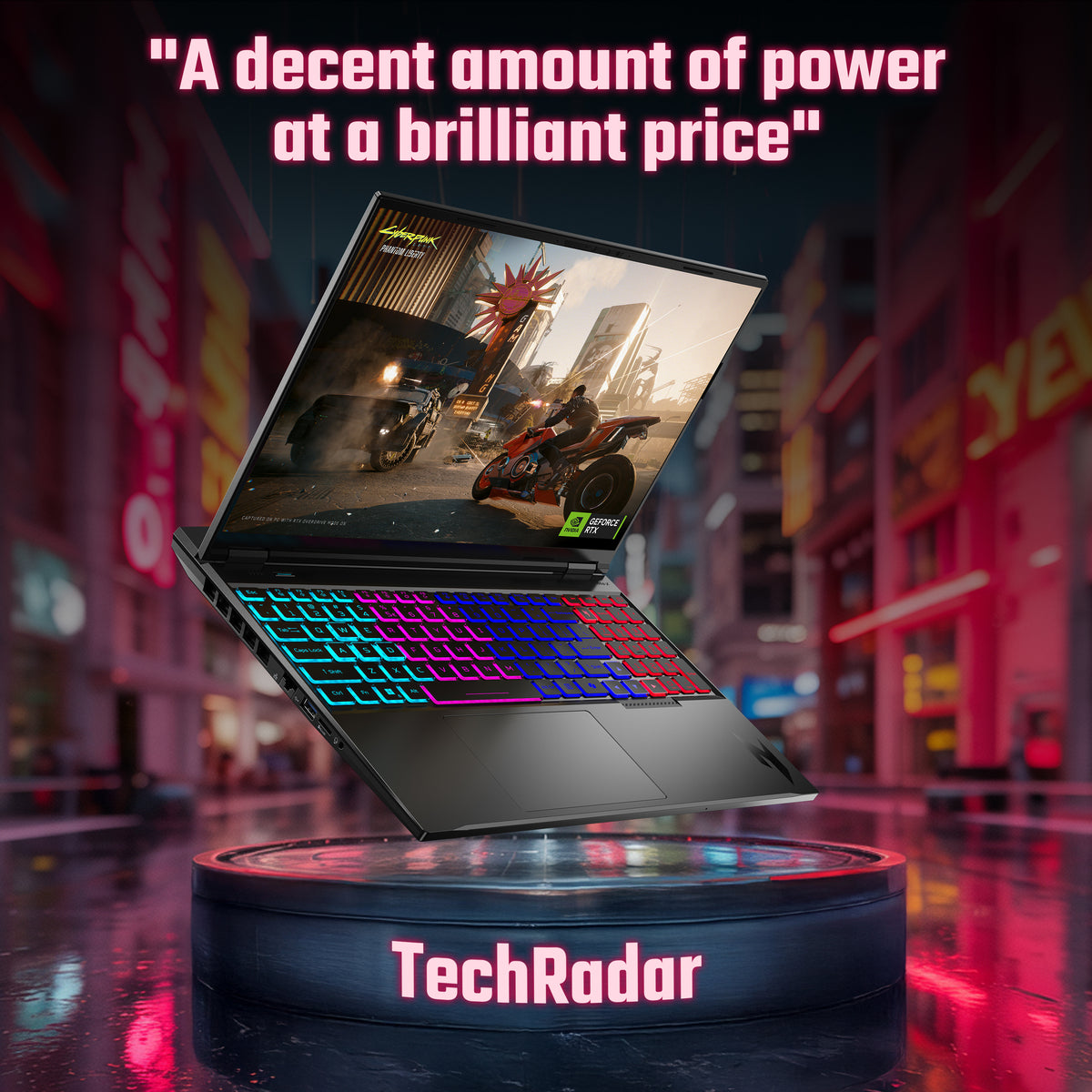 Acer Nitro 16 AI Gaming Laptop AMD Ryzen AI 7 16 Inch 16GB 1TB GEFORCE RTX5070Ti