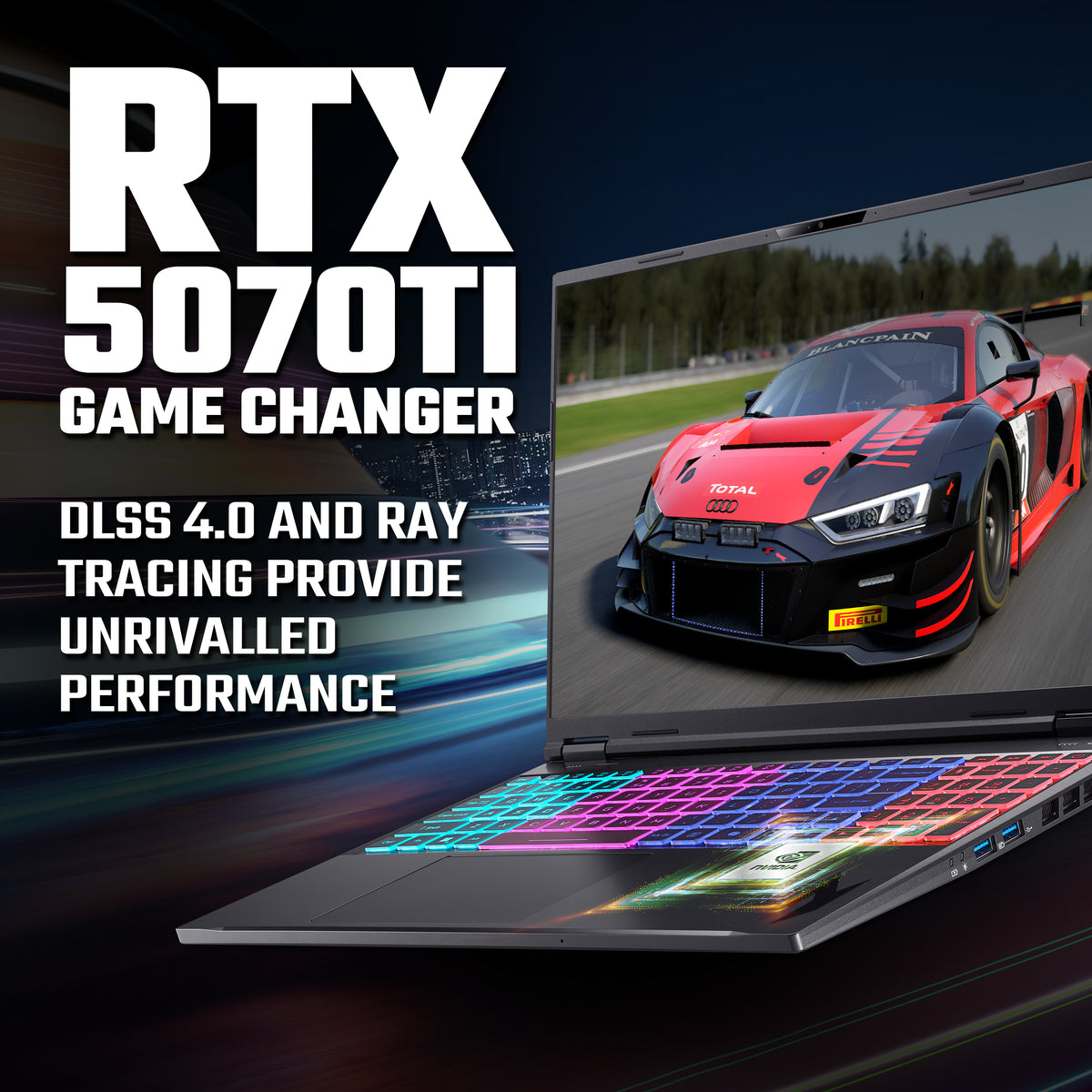 Acer Nitro 16 AI Gaming Laptop AMD Ryzen AI 7 16 Inch 16GB 1TB GEFORCE RTX5070Ti