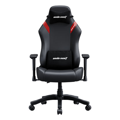 Anda Seat Luna Gaming Chair 120 kg Premium Leather Black Red