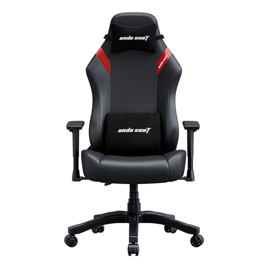 Anda Seat Luna Gaming Chair 120 kg Premium Leather Black Red
