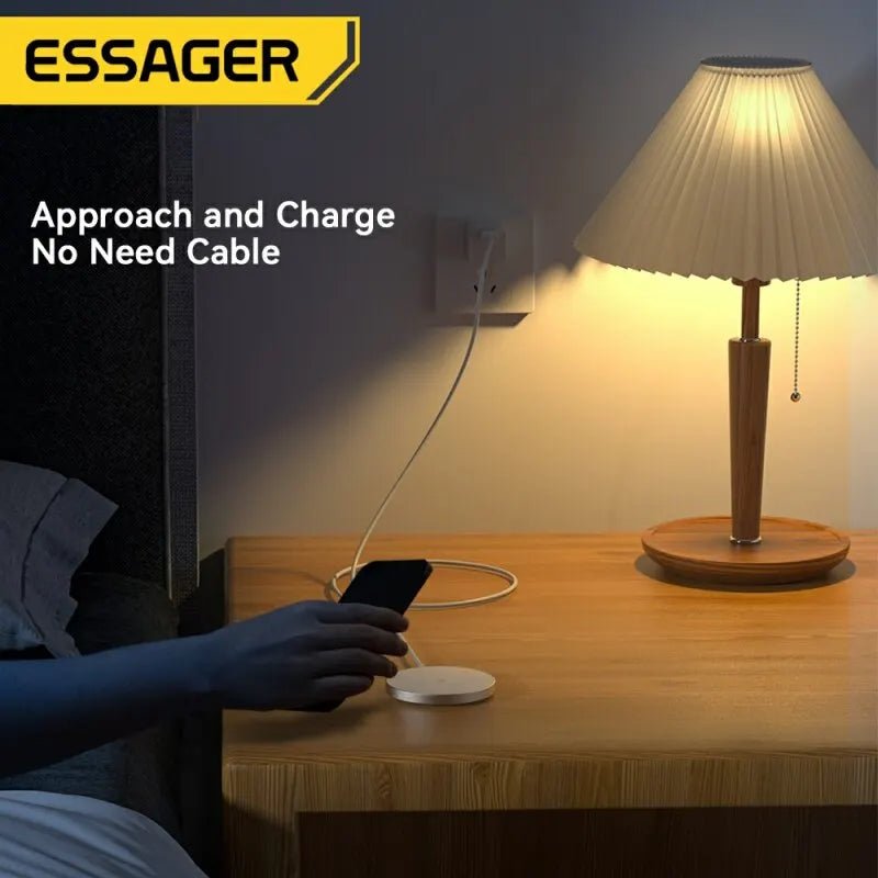 Essager 15W Fast Wireless Charger for iPhone Apple Watch 3 in 1 Charging Station - Mobile Charger - Essager - Lazymart - 14:29#15W 3 in 1 - Essager 15W Fast Wireless Charger for iPhone Apple Watch 3 in 1 Charging Station