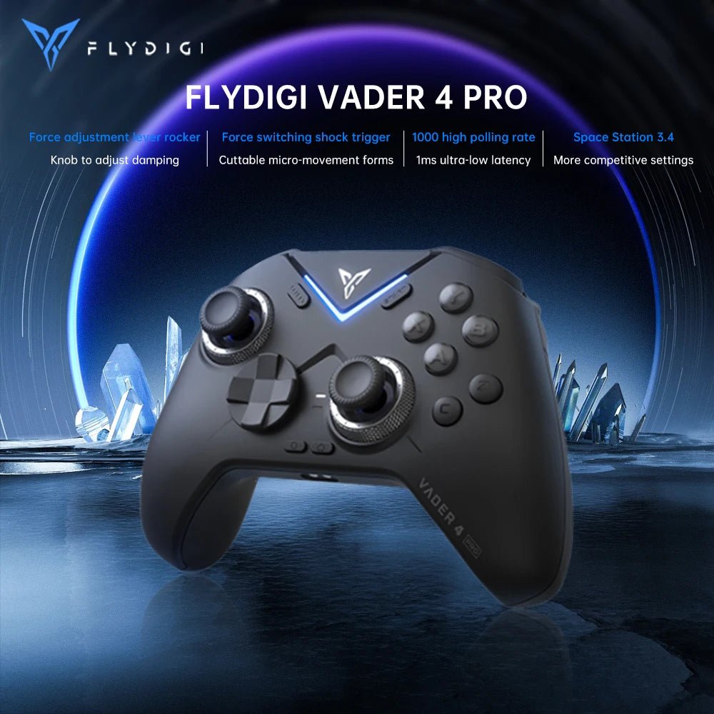 Flydigi Vader 4 Pro Gaming Controller Wireless Microswitch Impulse Trigger - Controller - Flydigi - Lazymart - Vader4 - Controller - 6931407602891 - Flydigi Vader 4 Pro Gaming Controller Wireless Microswitch Impulse Trigger