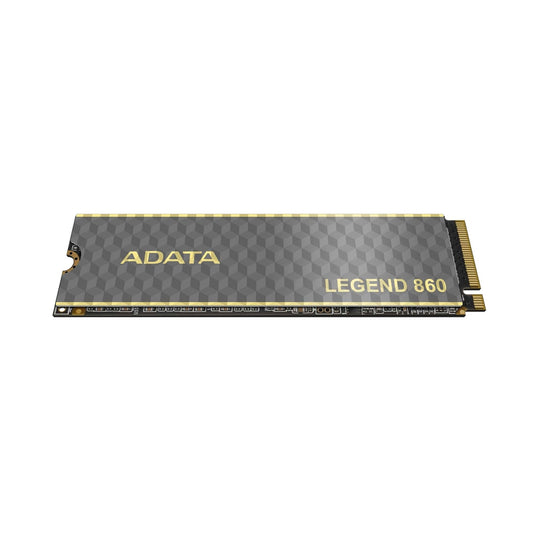 Adata Legend 860 (SLEG-860-2000GCS) 2TB NVMe SSD, PCIe Gen4, M.2 Interface, 2280, Read 6000 MB/s, Write 5000 MB/s, Heatsink 5 Year Warranty
