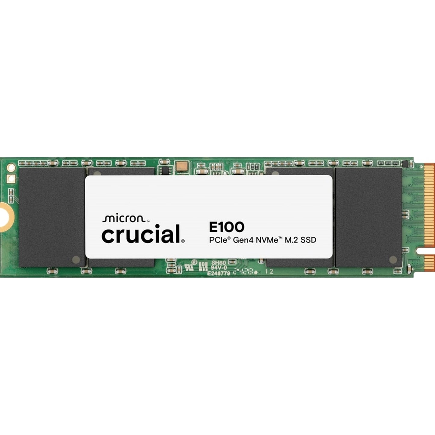 Crucial  (CT1000E100SSD8) E100 1TB PCIe Gen4 NVMe M.2 SSD, Sequential Write 4,500 MB/s, Sequential Read 5,000 MB/s